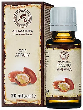 Олія рослинна косметична Ароматика, аргану 20 мл