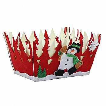 Кашпо Новий рік, з фетру, 5-38428