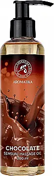 Олія косметична для чуттєвого масажу Ароматика, "Шоколад" 200 мл
