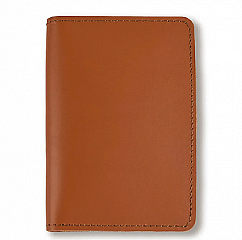 Докхолдер терракотовый базовый кожаный.