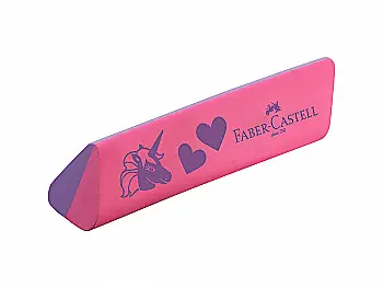 Гумка вінілова PVC & DUST-free серії Unicorn, рожево-фіолетовий, 188751 Faber-Castell