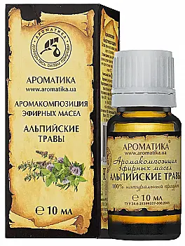 Аромакомпозиция Ароматика "Альпийские травы" 10 мл