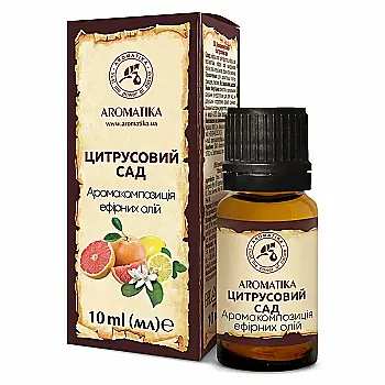 Аромакомпозиция Ароматика "Цитрусовый сад" 10 мл