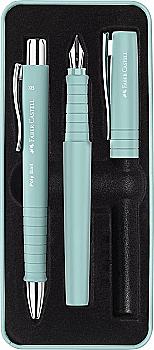 Набір ручок Poly Ball Pen FP В+BP Caribic Blue, 241053 Faber-Castell