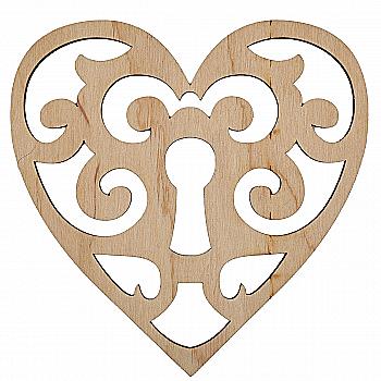 Заготівка дерев`яна Серце подвійне, 702550