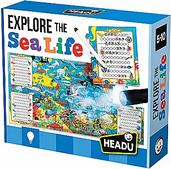 Пазл развивающий "Исследуйте морскую жизнь", Headu, IT22311