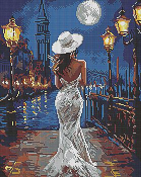 Набір з алмазною мозаїкою "Біля причалу" 40*50 см, AMO8241, ТМ "Ideyka"