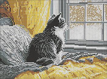 Набір з алмазною мозаїкою "Мелодія тихого дня" 30*40 см, AMO8365, ТМ "Ideyka"