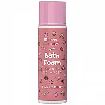 Піна-СПРЕЙ для душа з ароматом малини рожева HiSkin Kids, 250 мл