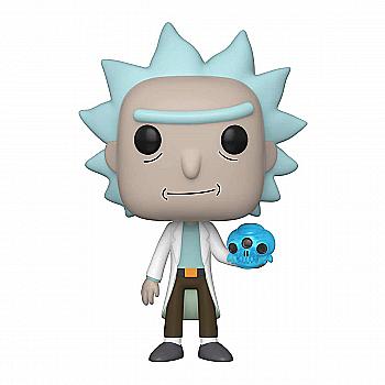 Фигурка Funko Pop! серии "Рик и Морти" - Рик с хрустальным черепом, 45438