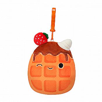 М`яка іграшка на кліпсі SQUISHMALLOWS - ВАФЕЛЬКА ВІВЕР, 9 см, SQCP00219
