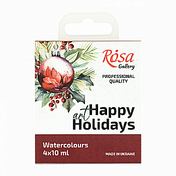 Набір акварельних фарб "Special Edition 1" 4*10 мл, картон, ROSA Gallery