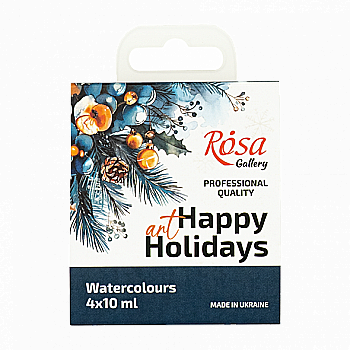 Набір акварельних фарб "Special Edition 2" 4*10 мл, картон, ROSA Gallery
