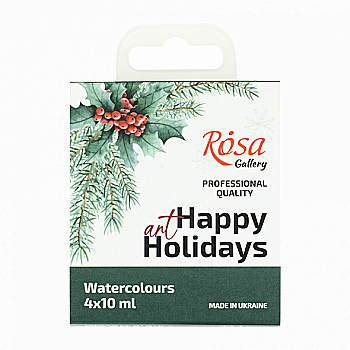 Набор акварельных красок "Special Edition 3" 4*10 мл, картон, ROSA Gallery