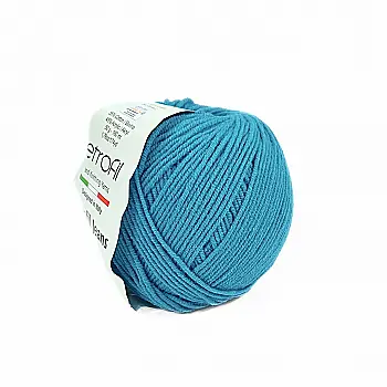 Пряжа Etrofil Jeans/Этрофил Джинс, бирюзовый 022, Etrofil