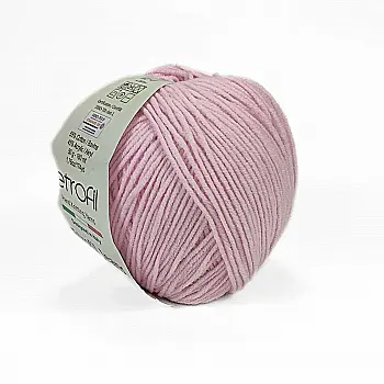 Пряжа Etrofil Jeans/Этрофил Джинс, бледно-розовый 033, Etrofil