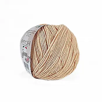 Пряжа Etrofil Jeans/Этрофил Джинс, крем брюле 043, Etrofil