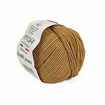 Пряжа Etrofil Jeans/Этрофил Джинс, медовый 045, Etrofil