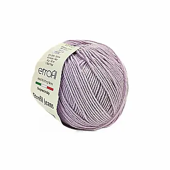 Пряжа Etrofil Jeans/Этрофил Джинс, светло-сиреневый 016, Etrofil