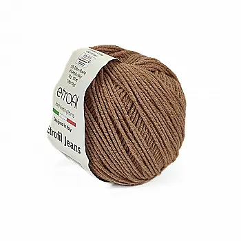 Пряжа Etrofil Jeans/Этрофил Джинс, светло-коричневый 059, Etrofil