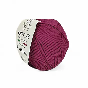 Пряжа Etrofil Jeans/Этрофил Джинс, фуксия 049, Etrofil