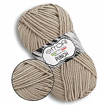 Пряжа Punch/Пунч, бежевый, 77081, Etrofil