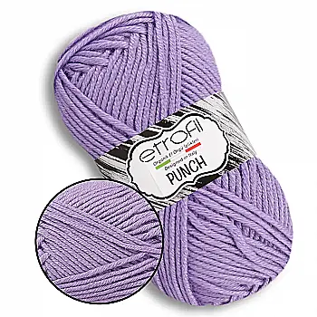 Пряжа Punch/Пунч, бузковий, 76034, Etrofil