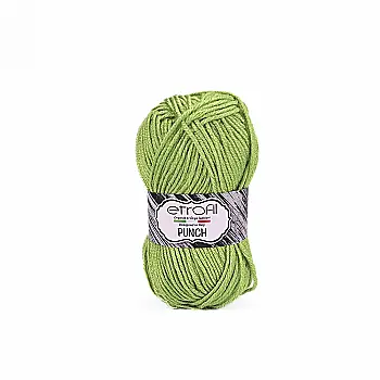 Пряжа Punch/Пунч, салатовий, 74142, Etrofil