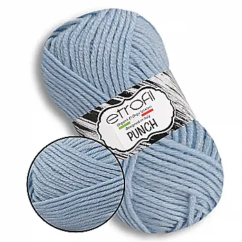 Пряжа Punch/Пунч, светло-голубой, 75141, Etrofil