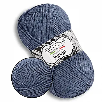 Пряжа Punch/Пунч, серо-голубой, 75142, Etrofil