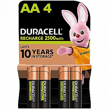 Аккумулятор DURACELL HR6 AA 2500mAh (4 шт/бл.) цена указ. за бл.