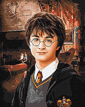 Набор для росписи по номерам 40*50 см WB "Harry Potter: Гостиная Гриффиндора", KHO8708, ТМ "Ideyka"