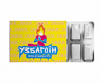 Жвачка "Узбагоин" со вкусом мяты, PDS4309