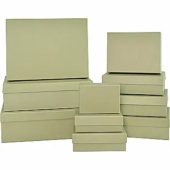 Подарочная коробка прямоугольная, оливковая, 33*23,5*9 см, 1910284328