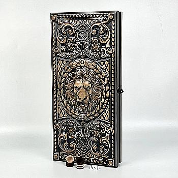 Нарды из дерева клена "Лев" 50*23 см, 193001