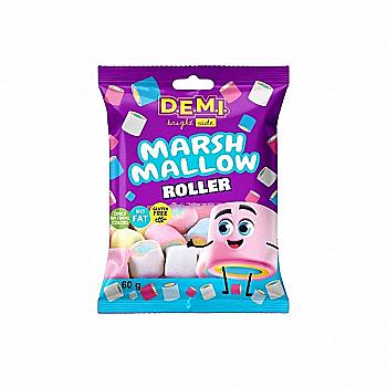 Маршмеллоу "Роллер" 60 г, пакет, ТМ "D.E.M.I."