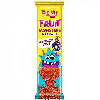 Пастила фруктовая "Fruit Monsters" с соком малины, 15 г, ТМ "D.E.M.I"