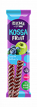 Пастила фруктовая "Kossa Fruit" с соком черники, 15 г, ТМ "D.E.M.I"