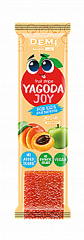 Пастила фруктовая "Yagoda Joy" с соком абрикоса, 15 г, ТМ "D.E.M.I"