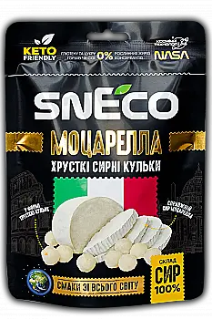 Сыр сушеный snEco "Моцарелла" 28 г, sn.09190
