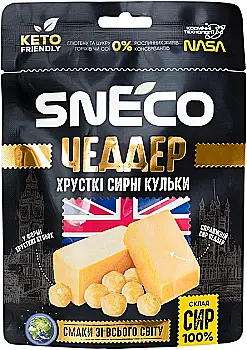 Сыр сушеный snEco "Чеддер" 28 г, sn.14347
