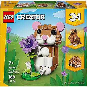 Конструктор Lego Creator "Чарівний хом`як з квіткою", 31376