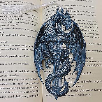 Закладка для книг "Dragon*Sword Ice Blue"