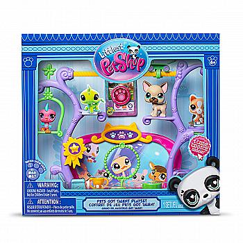 Ігровий набір Littlest Pet Shop – Шоу Талантів, 2 фігурки, сцена, аксес., 00558
