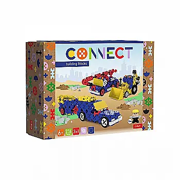 Конструктор 3в1, 236 дет., Connect, Trefl, 61979