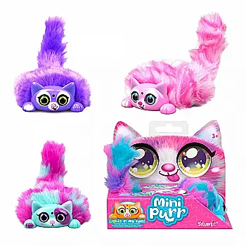 М'яка інтерактивна дитяча іграшка "Кошеня" Mini Purr, SILVERLIT, 83689