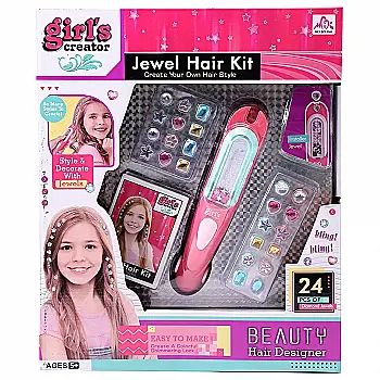 Ігровий набір дитячий для прикрашання зачісок, GIRL`S CREATOR, 6761786