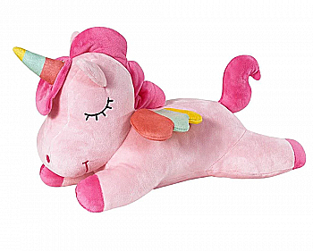 М'яка іграшка подушка Єдиноріг рожевий лежачий, 35 см, Stip