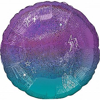 Кулька повітряна 18" Сяюче Омбре S55, 3202-2718