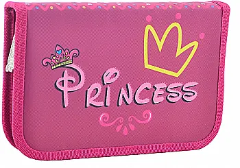 Пенал твёрдый одинарный с клап. Princess, 20,5*13*3,2, 531671